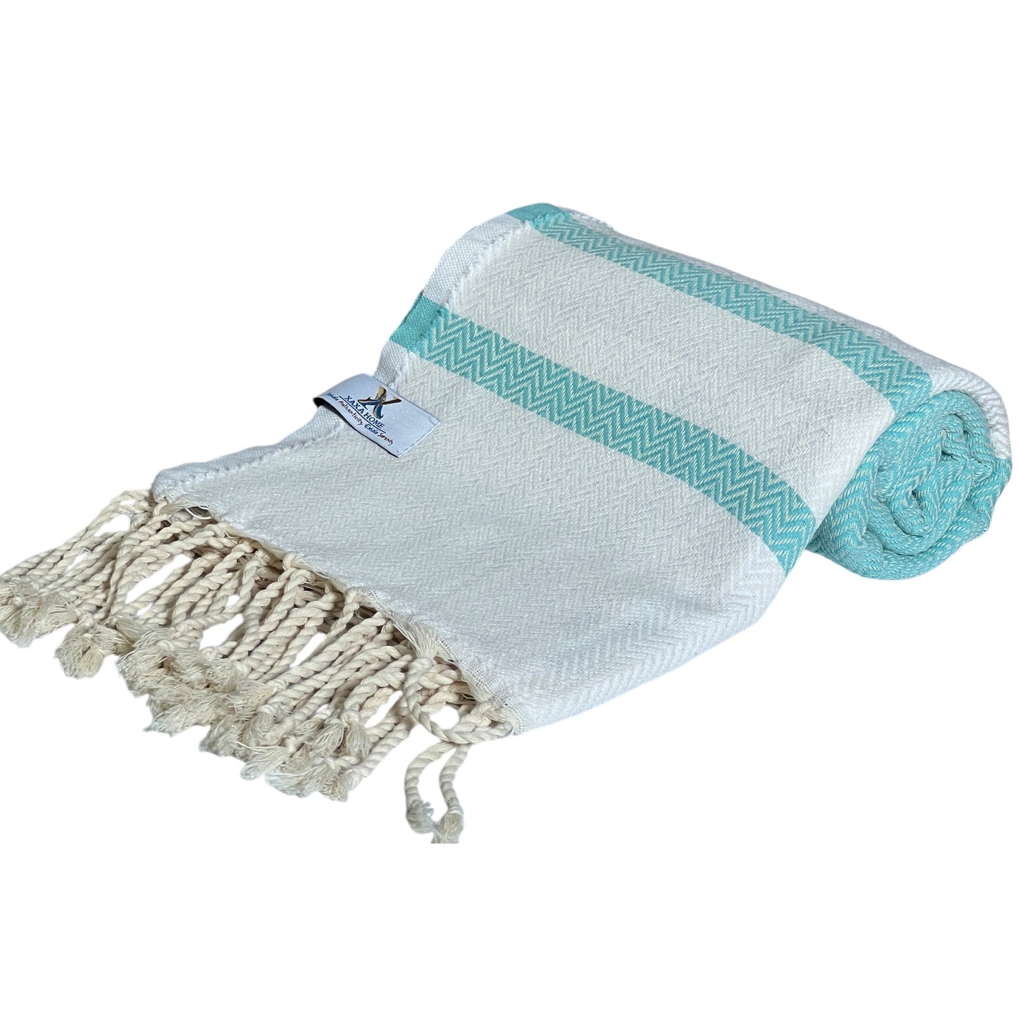 Mint Green Turkish Cotton Towel – Quick Dry, Lightweight & Compact for Travel, Beach, Bath & More (39" x 71")