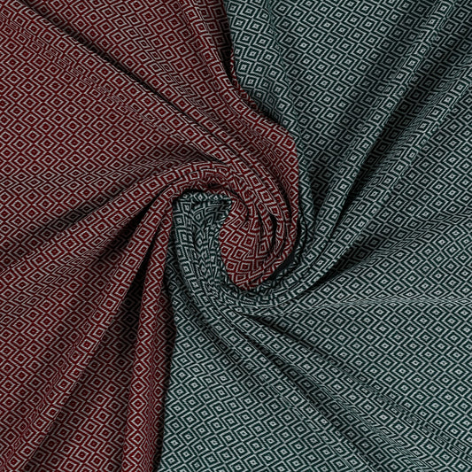 Exclusive Diavron 2-Pack Cotton Towels – Pine Green & Burgundy Red | Quick-Dry, Lightweight & Stylish for Travel, Beach, Bath & More (39" x 71")