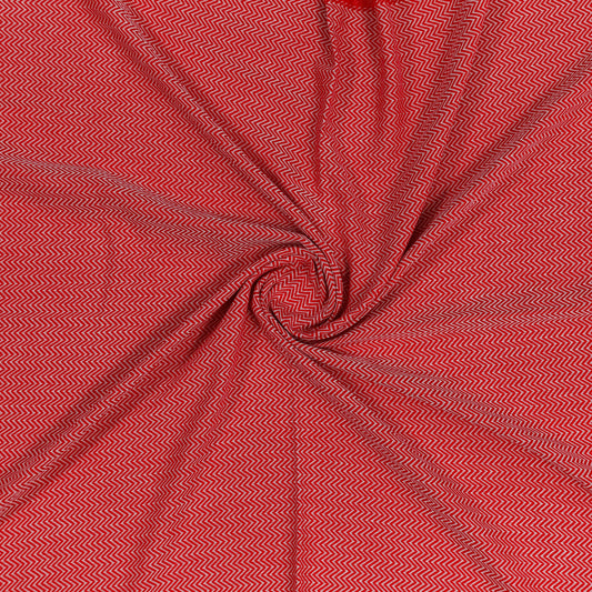 Quick-Dry Cotton Towel – Bright Red – Lightweight, Absorbent & sand free