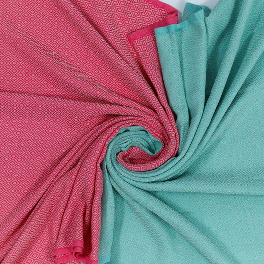 Exclusive Diavron 2-Pack Cotton Towels – Mint Green & Candy Pink | Quick-Dry, Lightweight & Stylish for Travel, Beach, Bath & More (39" x 71")