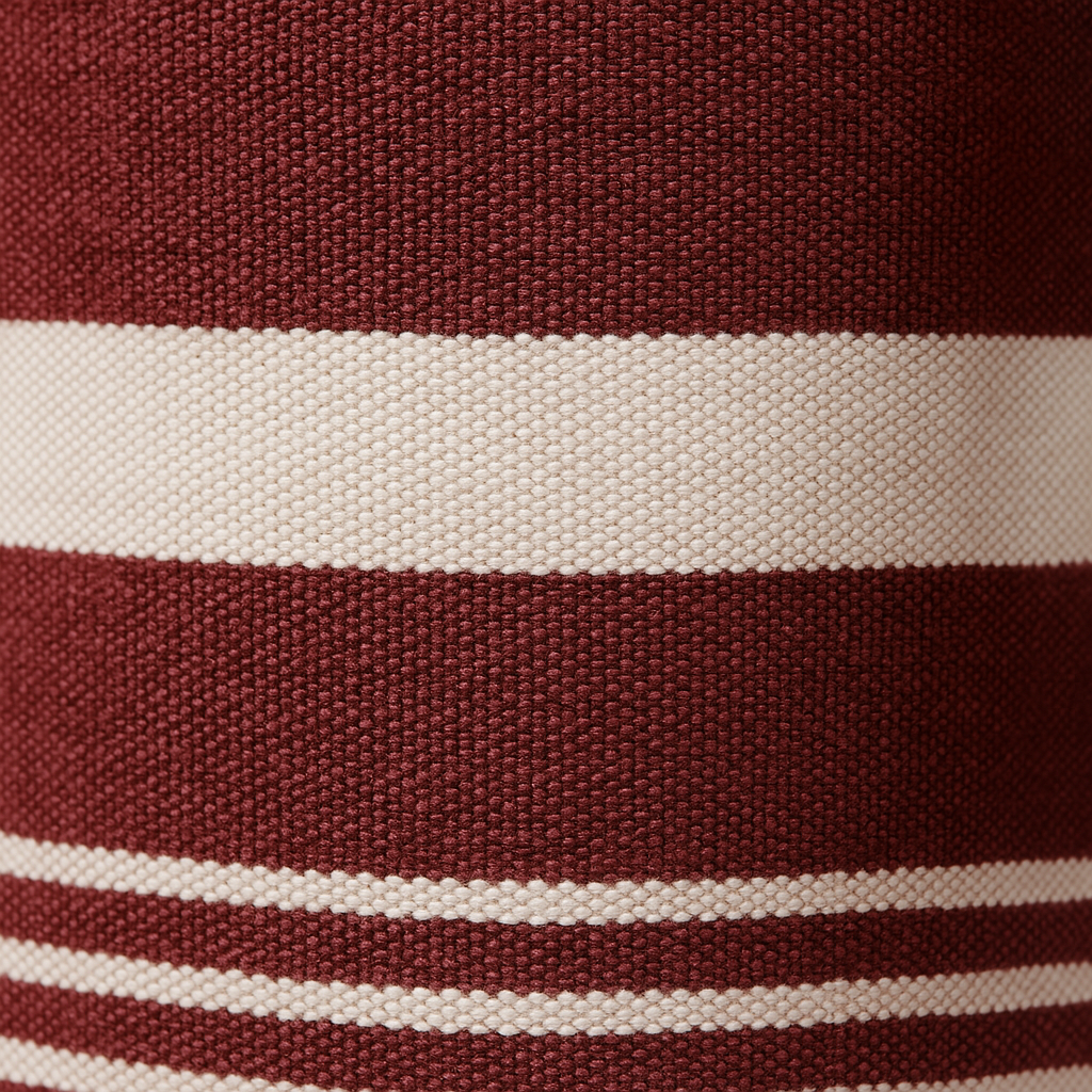 Red Violet Cotton Shower Curtain with Tassels – 79" x 71" – Boho & Farmhouse Style – Quick Dry, Multi-Purpose, Free Hooks